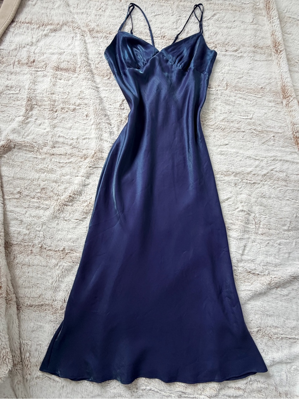 🧚🏼 Wild Fable Iridescent Satin Maxi Slip Dress ✨ Fairycore Euro Summer Y2K Style